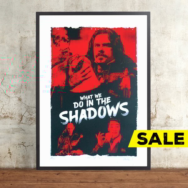 What We Do in the Shadows Hand Pulled Limited Edition Screen Print
