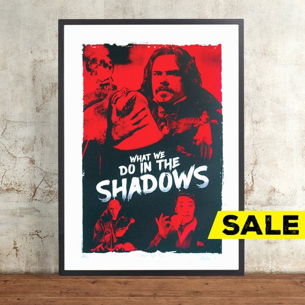 What We Do in the Shadows Hand Pulled Limited Edition Screen Print