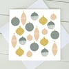 Scandi Christmas Baubles Cards 