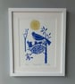 Birds Nest, Limited Edition Linocut, Original Print by Giuliana Lazzerini - Image 10
