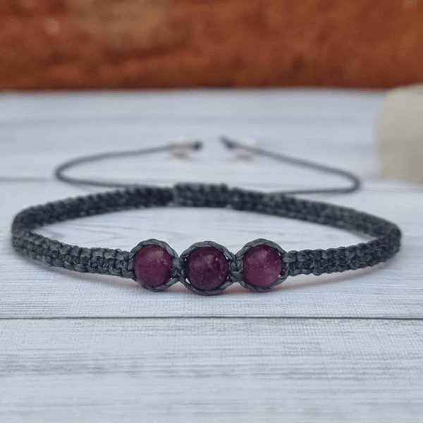 Lepidolite Shambala Bracelet