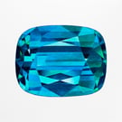 Fine Art Giclée Print Zircon Gemstone December Birthstone Blue Jewel