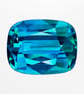 Fine Art Giclée Print Zircon Gemstone December Birthstone Blue Jewel