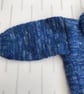 Cardigan with collar knitted in a hand dyed yarn - Image 3