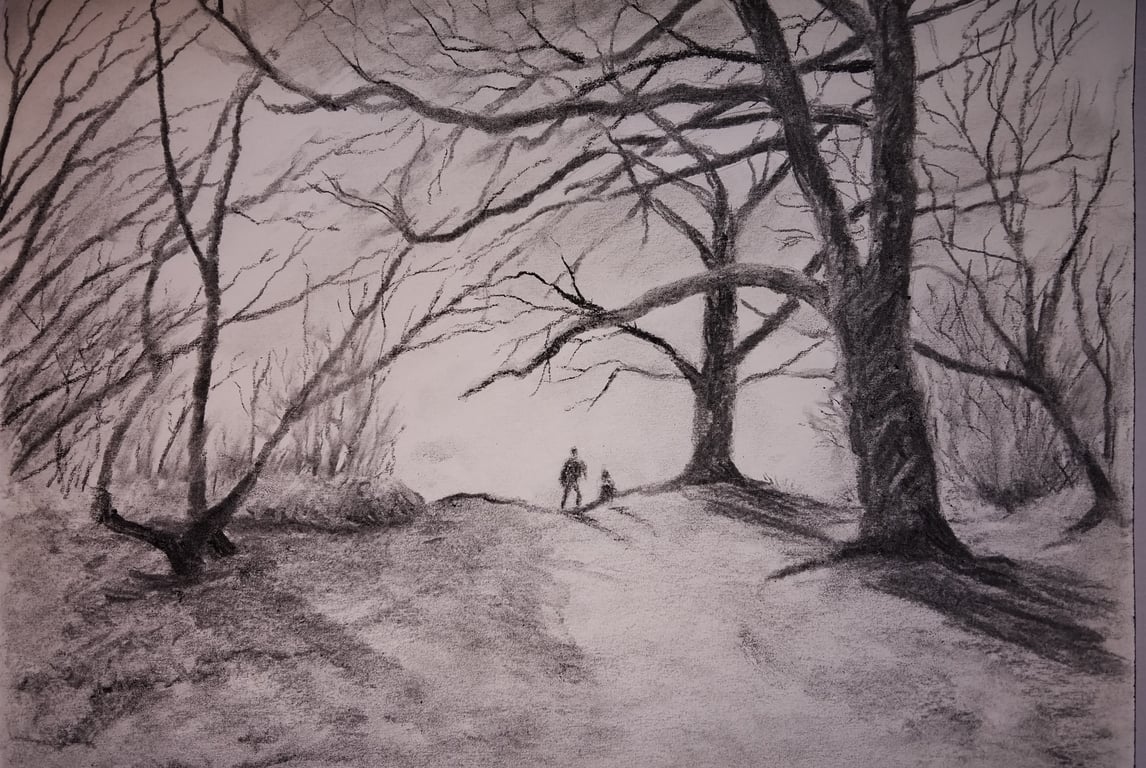 Highgate London - pencil drawing