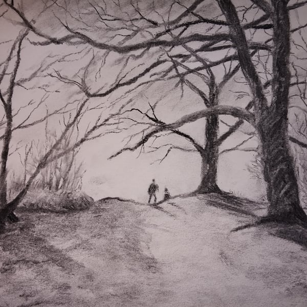 Highgate London - pencil drawing