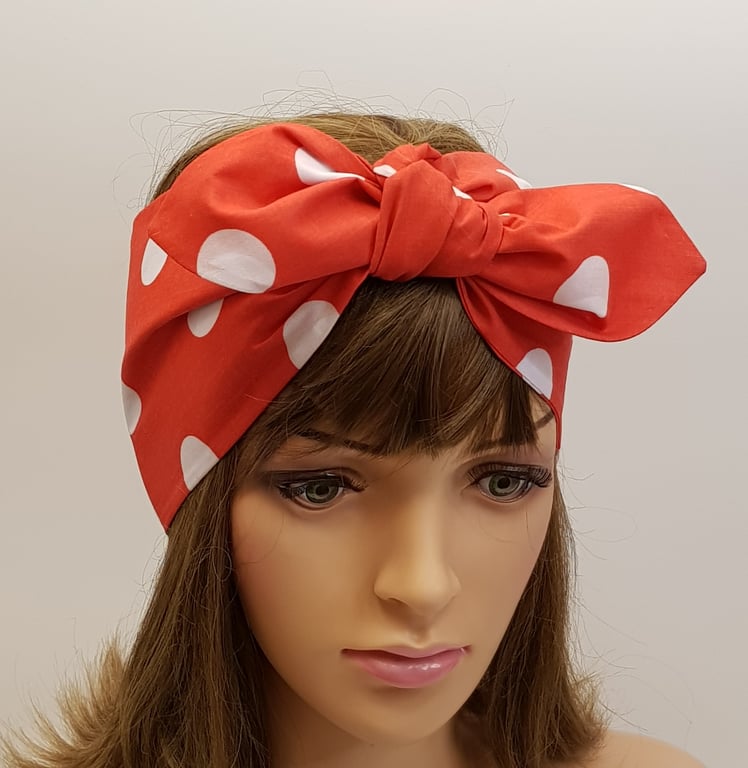 Women hair scarf bandanna head wrap swing pin up hair tie headband