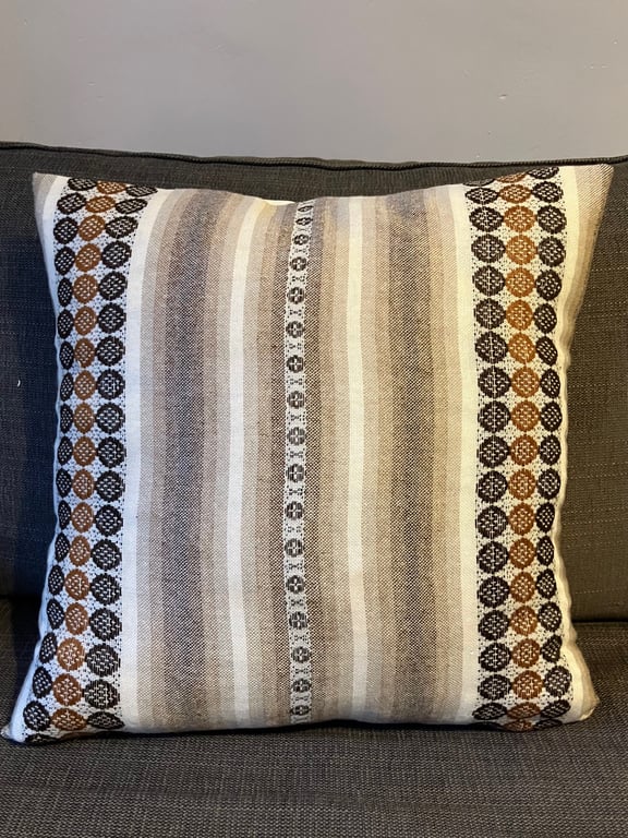 50cm cushion cover made with vintage mid-century fabric