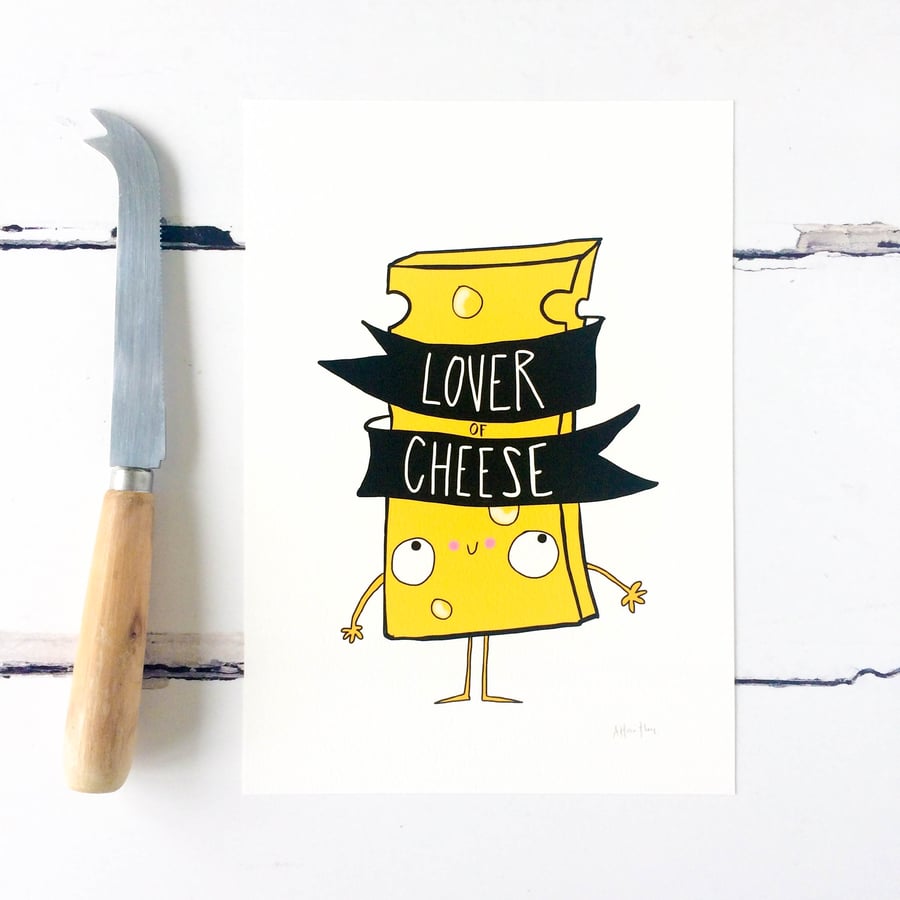 Lover of Cheese Print