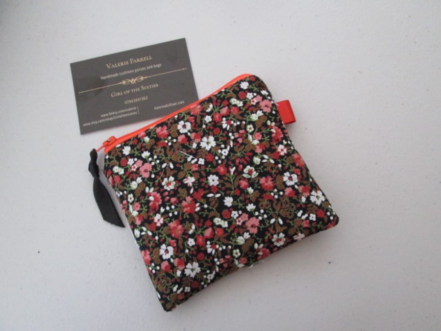 Pretty Floral  Coin Purse