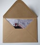 Goldfinch Embroidered Portrait Greetings Card - Image 2