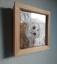 Barn Owl textile (embroidery) Artwork - Image 4