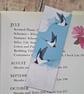 Three Flying Swallows Bookmark - Image 1