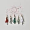 'Christmas Tree Parcel Toppers' - Pack of 5
