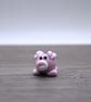 small glass pig keepsake figure