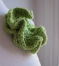 Celery Green Knitted Flower Corsage - Image 4