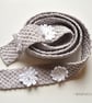 Knitted cotton neckpiece - Spring accessory - Handmade cotton gift - Image 4