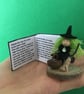 Very Tiny Witch Decorations, Halloween Witch Doll Ornaments, Autumn decorations - Image 3