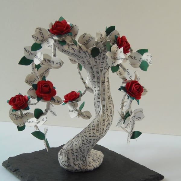 Book Art Tree 5" Michael Morpurgo War Horse Book Pages