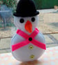 Festive Hanging Snowman Decoration - Image 8