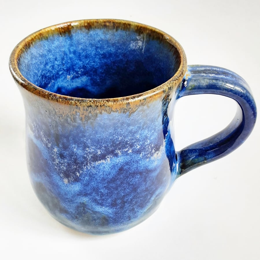 Blue Wave Ceramic Mug 