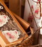 Wedding Decor Favours Wedding Cake Wooden Ornament Chic Vintage style set of 3 - Image 9