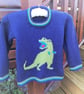 Knitting Pattern for a T-Rex on a Sweater.  Digital Pattern - Image 6