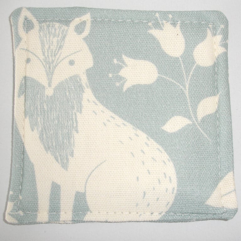 Coaster Fox and Squirrel SINGLE Drink Mat Duck Egg Wildlife Animals