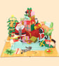 Santa & Pets Christmas 3D Pop Up Card – Festive Animal Christmas Card