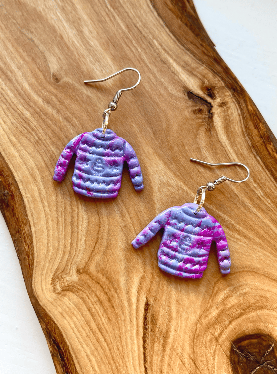 Christmas Jumper Pink Mix