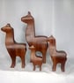 Hand made alpaca family