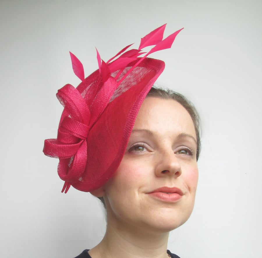 Pink Hatinator - Pink Fascinator Hat, Wedding Hat, Races Hat, Ladies Hat, Womens