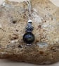 Minimalist Golden sheen Obsidian pendant necklace. Reiki charged - Image 1