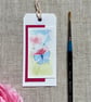 Pair of Hand painted butterfly gift tags, summer gift tags. - Image 3
