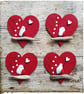 Seaglass and driftwood magnets "BIRDS" - Image 1