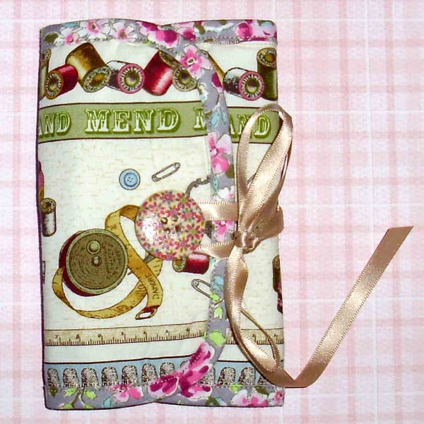 Sewing set needle case Make do and mend