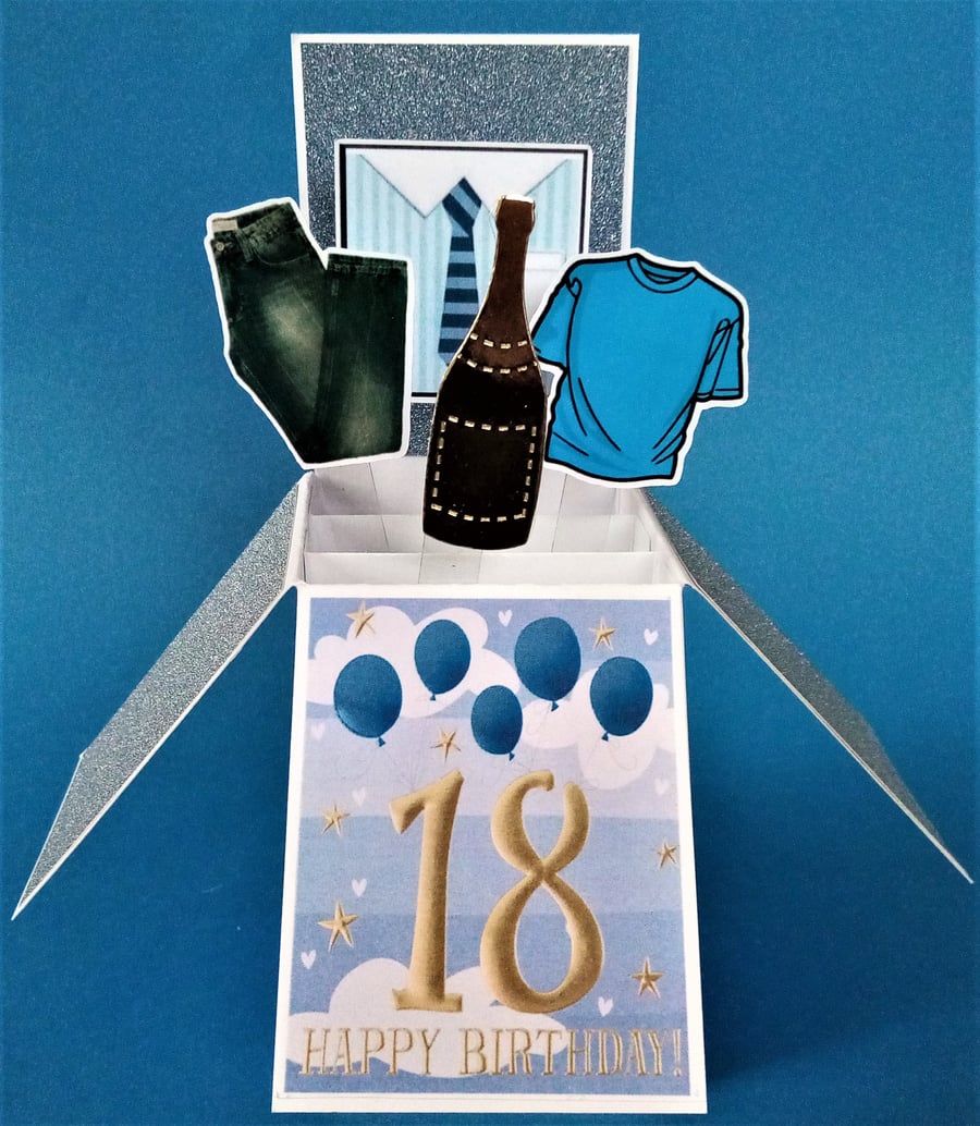 Boy's18th Birthday Card 