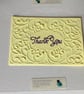  Thank you card. Elegant card. Handmade card. . Ref 342.  - Image 1