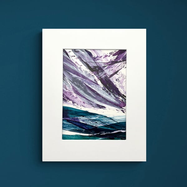 Original Seascape Painting - As the Storm Dances Across the Sky
