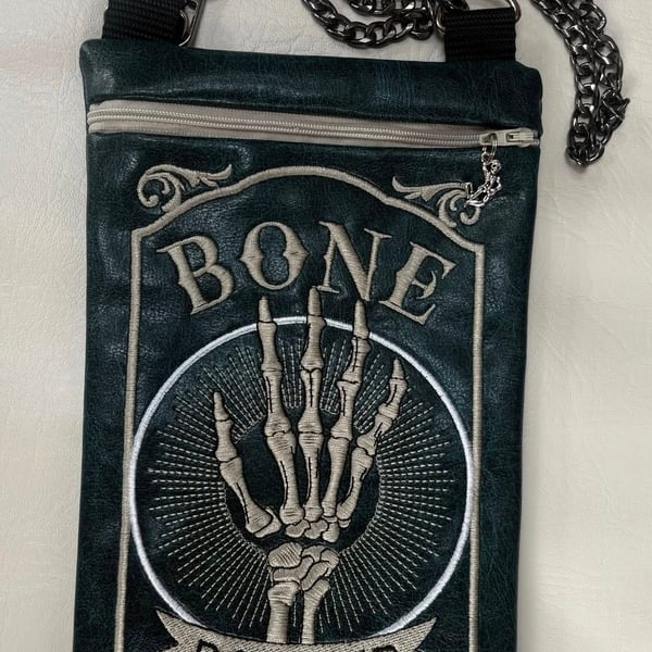 Embroidered Alchemist inspired Bone Powder Bag 
