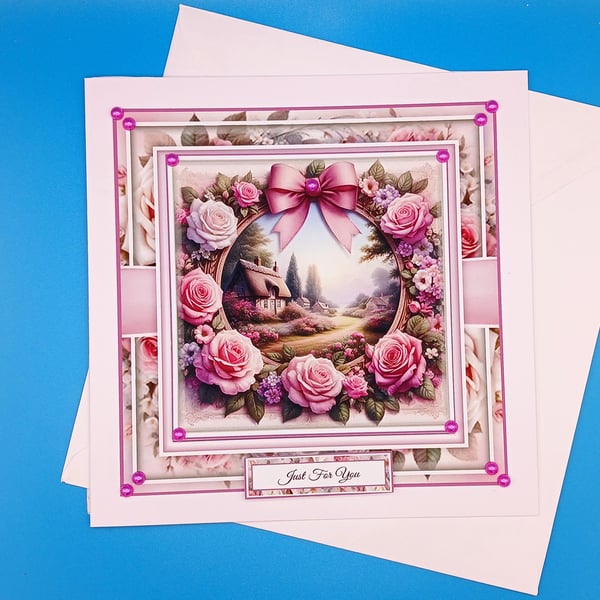 Birthday Card For Her, Floral