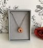 Pure Copper Infinity Love Knot Necklace 7th, 9th, 22nd Anniversary Gift for Her - Image 3