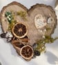Rustic Christmas Wall Hanging with Dried Orange, Cinnamon & Pinecones. - Image 2