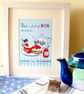 'Big Decisions' 7x5" framed print - Image 1
