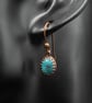 Natural Turquoise and copper handmade semiprecious stone pendant necklace - Image 8