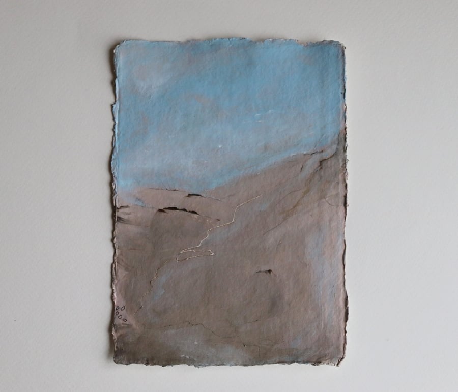 winter light - small landscape painting