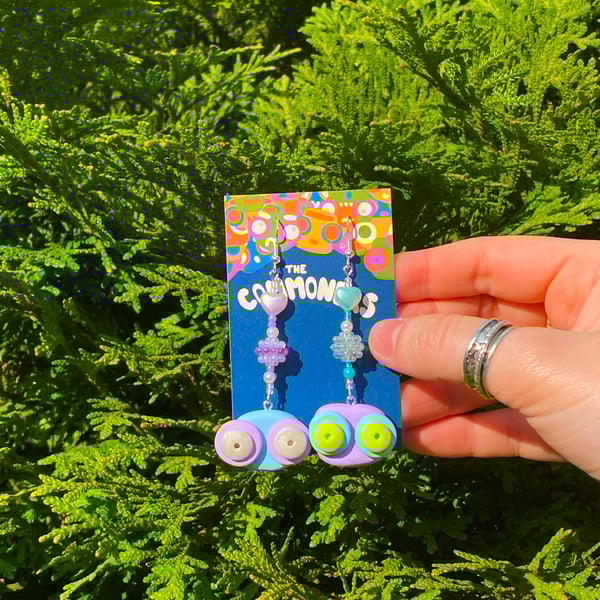 Clay Earrings - The Commoners - Pair 5