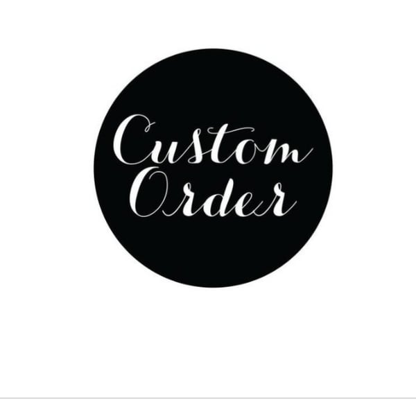 2x custom order photo slates