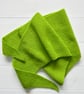 Lambswool neckerchief - lime - Image 3
