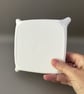White Pinched Corner Square Tray - Image 8